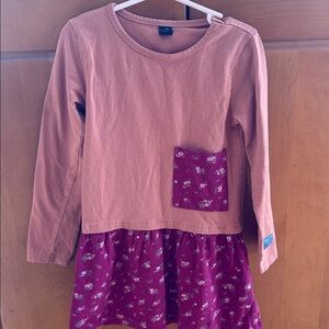 Harlow Pink Top with Magenta Floral Skirt Girls Dress